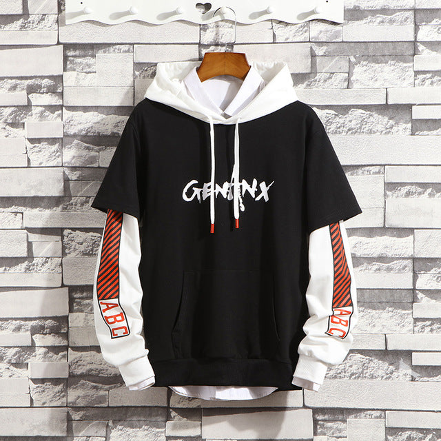 Men Patchwork Hip Hop Hoodies 2020 Mens Japanese Streetwear Harajuku Sweatshirts Male Pocket Harajuku Fashions Hoodie