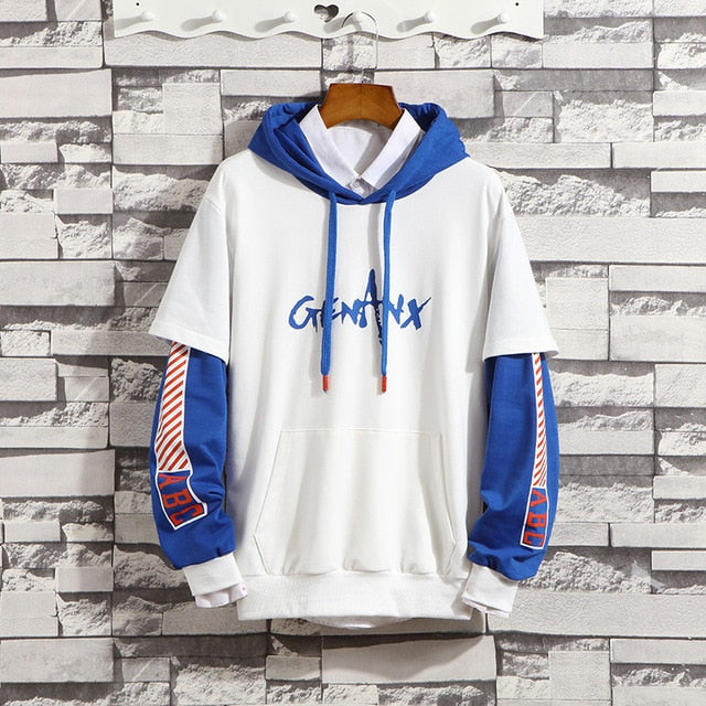 Men Patchwork Hip Hop Hoodies 2020 Mens Japanese Streetwear Harajuku Sweatshirts Male Pocket Harajuku Fashions Hoodie
