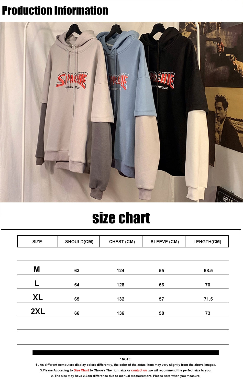 Men Harajuku Streetwear Hooded Hoodies 2020 Mens Fake Two Pieces Japanese Sweatshirts Korean Casual Black Clothes INS